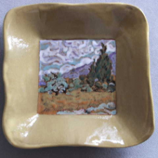 Glaze Painting Dish-1