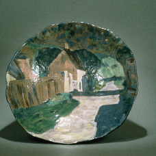 Glaze Painting Dish-5